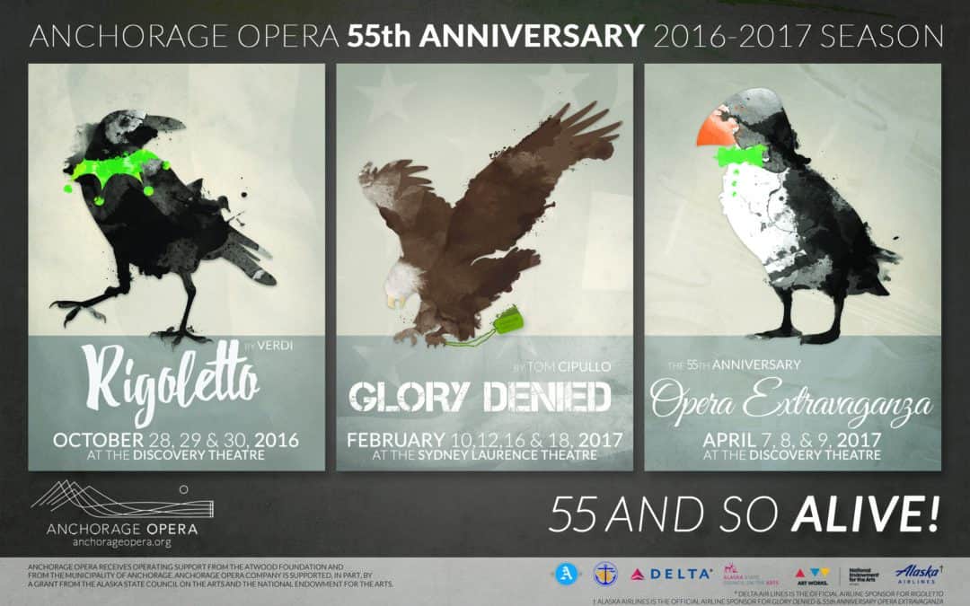 Anchorage Opera Unveils Iconic Alaskan Graphic Artwork for a Milestone Anniversary Season
